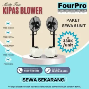Sewa Kipas Blower Paket 5 Unit