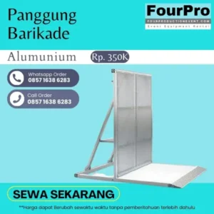 Sewa Barikade Alumunium
