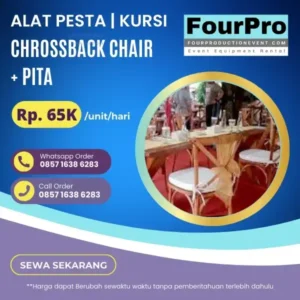 Sewa Chrossback Chair + Pita