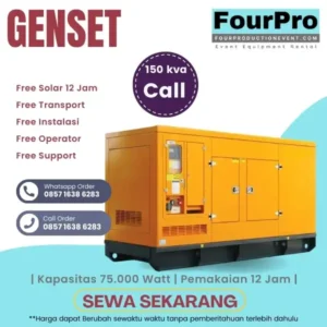 Sewa Genset 150 KVA