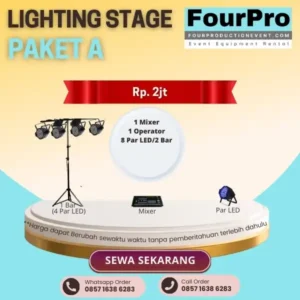 Sewa Lighting Stage Paket A