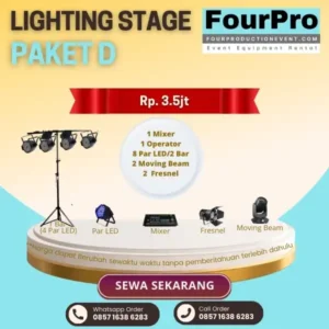 Sewa Lighting Stage Paket D