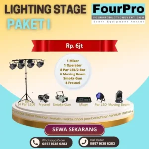 Sewa Lighting Stage Paket I