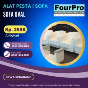 Sewa Sofa Oval