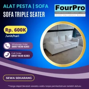 Sewa Sofa Triple Seater